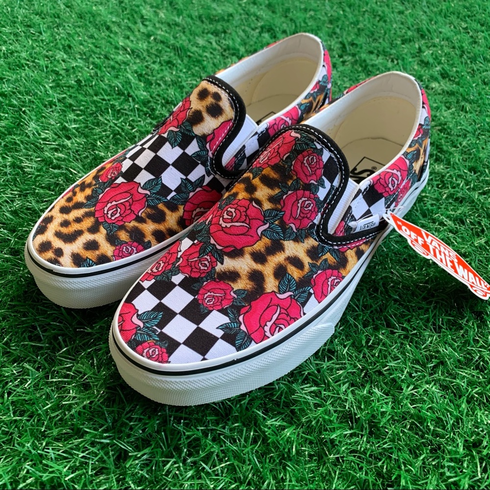 Vans Classic Slip On Rose Checkerboard - Picture 7 of 7